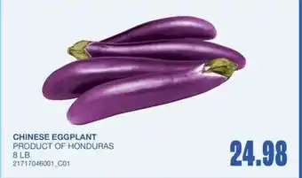 Wholesale Club CHINESE EGGPLANT, 8 LB offer
