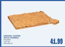 Wholesale Club ORIGINAL CAKERIE APPLE CRUMBLE offer