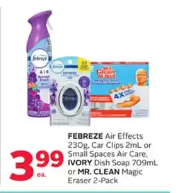 Rexall FEBREZE Air Effects, IVORY Dish Soap 709mL or MR. CLEAN Magic Eraser 2-Pack offer