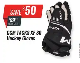 Hockey Life CCM TACKS XF 80 SENIOR HOCKEY GLOVES offer
