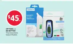 Rexall OPTION+ or BE BETTER Thermometers offer