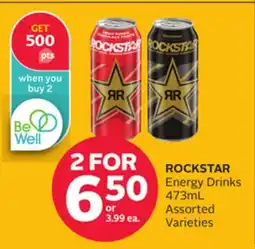 Rexall ROCKSTAR Energy Drinks offer