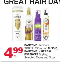 Rexall PANTENE Hair Care AUSSIE, PANTENE or HERBAL ESSENCES Styling offer