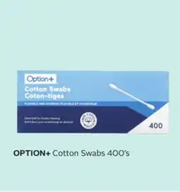 Rexall OPTION+ Cotton Swabs offer