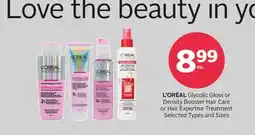 Rexall Glycolic Gloss or Density Booster Hair Care or Hair Expertise Treatment offer