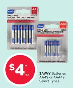 Rexall SAVVY Batteries offer
