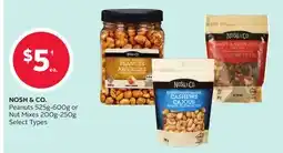 Rexall Nosh & Co. Peanuts 525g-600g or Nut Mixes 200g-250g offer