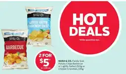 Rexall Family Size Potato Chips Barbecue or Lightly Salted 250g or Cheese Crumbles 225g offer