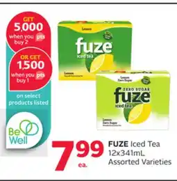 Rexall FUZE Iced Tea offer