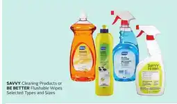 Rexall SAVVY Cleaning Products or BE BETTER Flushable Wipes offer