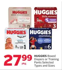 Rexall HUGGIES Boxed Diapers or Training Pants offer