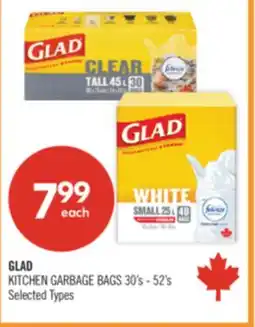Shoppers Drug Mart GLAD KITCHEN GARBAGE BAGS offer