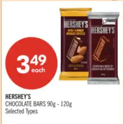 Shoppers Drug Mart HERSHEY'S CHOCOLATE BARS offer