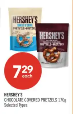 Shoppers Drug Mart HERSHEY'S CHOCOLATE COVERED PRETZELS offer