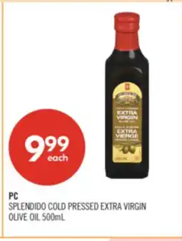 Shoppers Drug Mart PC SPLENDIDO COLD PRESSED EXTRA VIRGIN OLIVE OIL offer