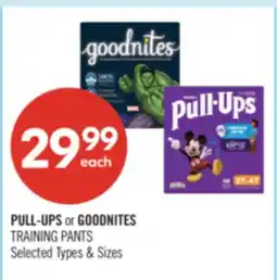 Shoppers Drug Mart PULL-UPS or GOODNITES TRAINING PANTS offer