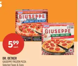 Shoppers Drug Mart DR. OETKER GIUSEPPE FROZEN PIZZA offer