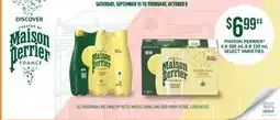 Shoppers Drug Mart MAISON PERRIER 6 X 500 ml, 8 X 330 ml offer