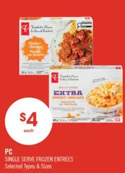 Shoppers Drug Mart PC SINGLE SERVE FROZEN ENTREES offer