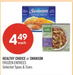 Shoppers Drug Mart HEALTHY CHOICE or SWANSON FROZEN ENTREES offer