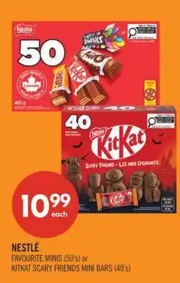 Shoppers Drug Mart NESTLÉ FAVOURITE MINIS (50's) or KITKAT SCARY FRIENDS MINI BARS (40's) offer