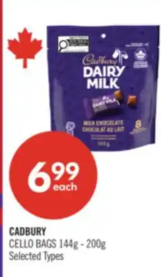 Shoppers Drug Mart CADBURY CELLO BAGS offer