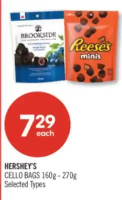Shoppers Drug Mart HERSHEY'S CELLO BAGS offer