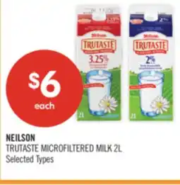 Shoppers Drug Mart NEILSON TRUTASTE MICROFILTERED MILK offer