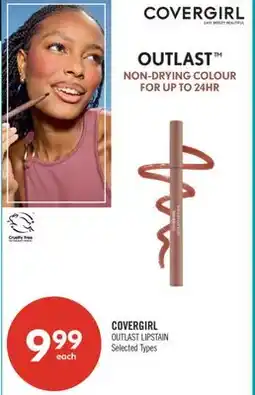 Shoppers Drug Mart COVERGIRL OUTLAST LIPSTAIN offer
