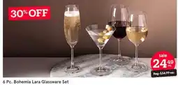 Kitchen Stuff Plus 6 Pc. Bohemia Lara Glassware Set offer