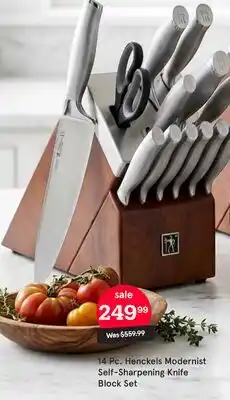 Kitchen Stuff Plus 14 Pc. Henckels Modernist Self-Sharpening Knife Block Set offer