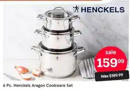 Kitchen Stuff Plus 6 Pc. Henckels Aragon Cookware Set offer