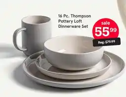 Kitchen Stuff Plus 16 Pc. Thompson Pottery Loft Dinnerware Set offer