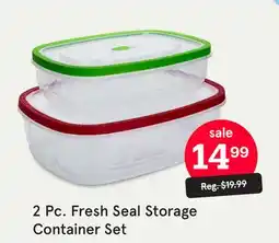 Kitchen Stuff Plus 2 Pc. Fresh Seal Storage Container Set offer
