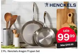 Kitchen Stuff Plus 2 Pc. Henckels Aragon Frypan Set offer