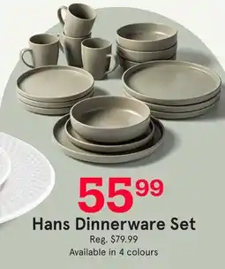 Kitchen Stuff Plus Hans Dinnerware Set offer