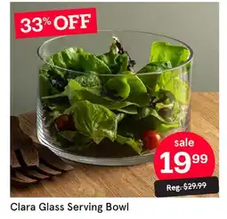 Kitchen Stuff Plus Clara Glass Serving Bowl offer