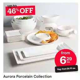Kitchen Stuff Plus Aurora Porcelain Collection offer