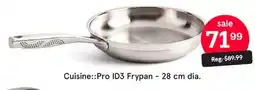 Kitchen Stuff Plus Cuisine::Pro ID3 Frypan offer