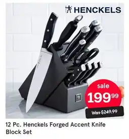 Kitchen Stuff Plus 12 Pc. Henckels Forged Accent Knife Block Set offer
