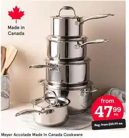 Kitchen Stuff Plus Meyer Accolade Made In Canada Cookware offer