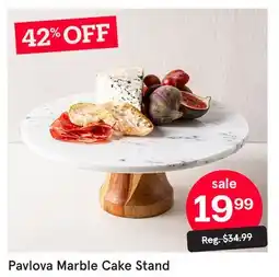 Kitchen Stuff Plus Pavlova Marble Cake Stand offer