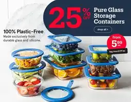 Kitchen Stuff Plus Pure Glass Storage Containers offer