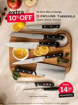 Kitchen Stuff Plus Open Stock Knives offer