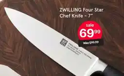 Kitchen Stuff Plus ZWILLING Four Star Chef Knife - 7 offer