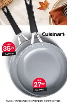 Kitchen Stuff Plus Cuisinart Green Gourmet Complete Ceramic Frypan offer