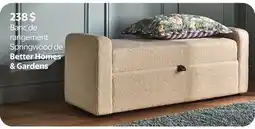 Walmart Banc de rangement Springwood de Better Homes & Gardens offer