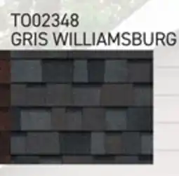 Matério BARDEAU DURATION GRIS WILLIAMSBURG offer