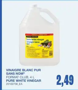 Wholesale Club VINAIGRE BLANC PUR offer