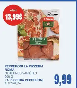 Wholesale Club PEPPERONI LA PIZZERIA offer